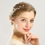 Pearl Leaf bridal hair vine - product image 5