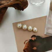 Éloise pearl and gold bridal side hair clip