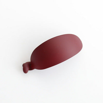 Minimal curved resin ponytail hair clip