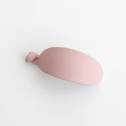 Curved matte hair clip in soft sage dusty pink and burgundy
