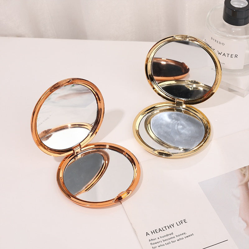 Round folding pocket mirror for wedding day touch ups