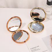 Round folding pocket mirror for wedding day touch ups