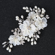 Rosalie bridal hairpiece offered in two floral size options