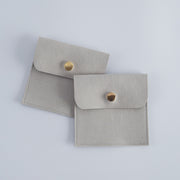 Elegant mini velvet pouch for presenting bridesmaid jewelry