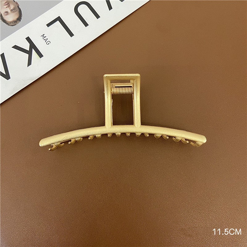 Gold electroplated minimalist hair clip