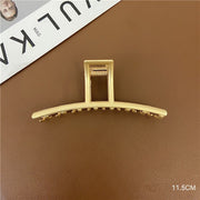 Gold electroplated minimalist hair clip
