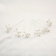Odette minimalist pearl cluster hair accessory for brides