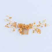 Crystal Blossom bridal hair comb