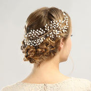 Pearl Leaf bridal hair vine - product image 1