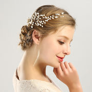 Pearl Leaf bridal hair vine - product image 4